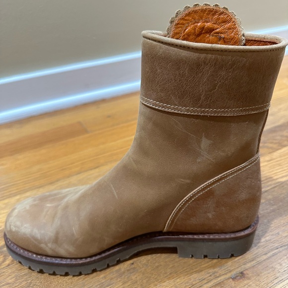 Penelope Chilvers Cropped Tassel Boots 39 (color - biscuit) - Picture 9 of 13